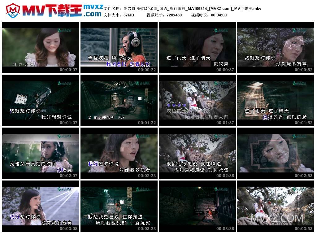 陈兴瑜-好想对你说_国语_流行歌曲_MA106814